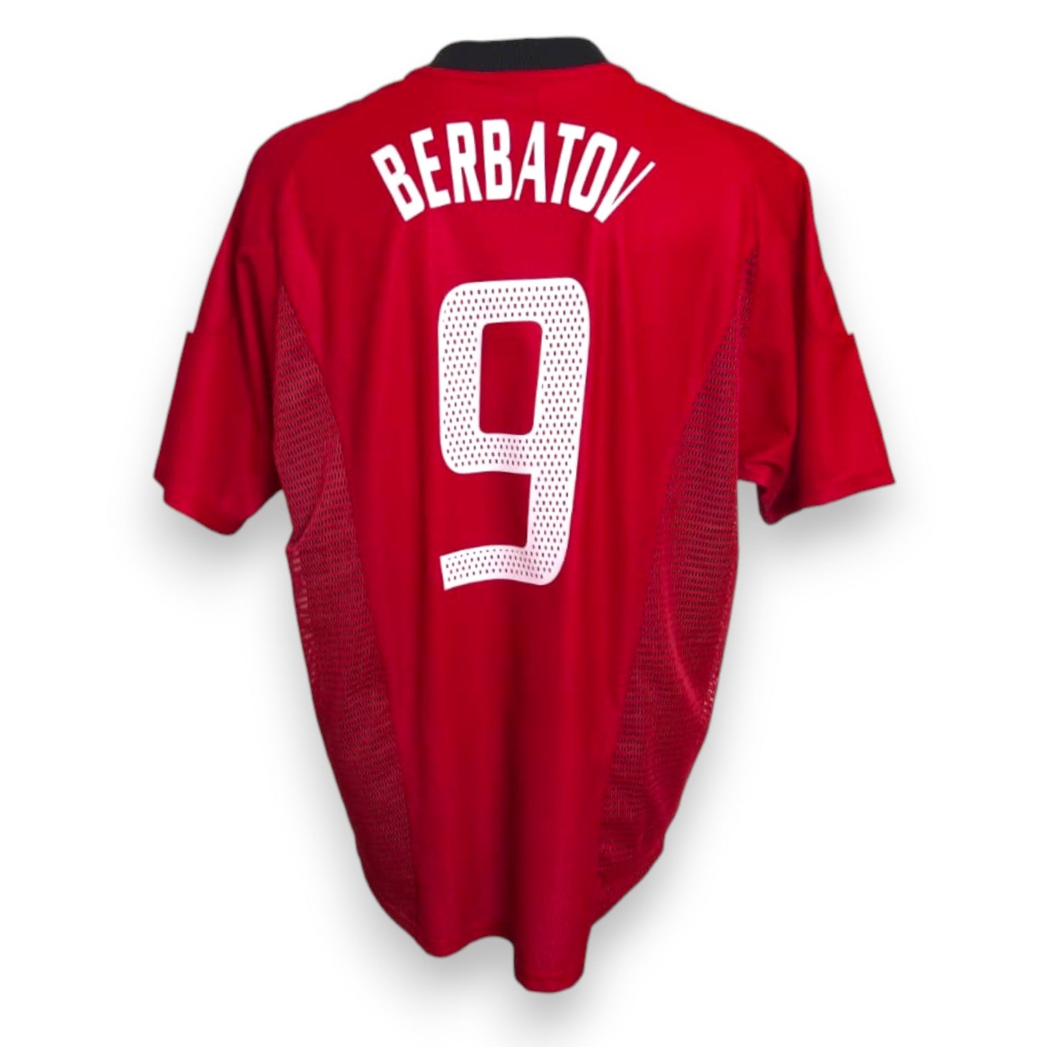 Retro maglia Bayer Leverkusen Home 2002-03 Berbatov numero 9 – nome e numero replica – Adidas Bundesliga