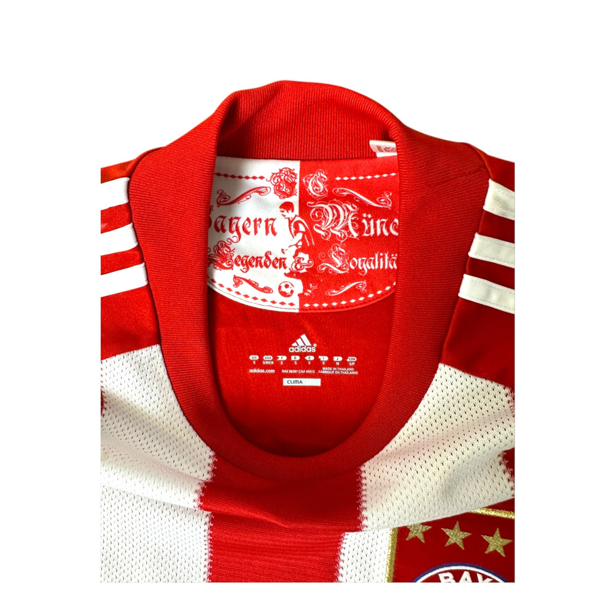 Etichetta speciale "Bayern München Legenden & Loyalität" 110 Jahre 2010-11