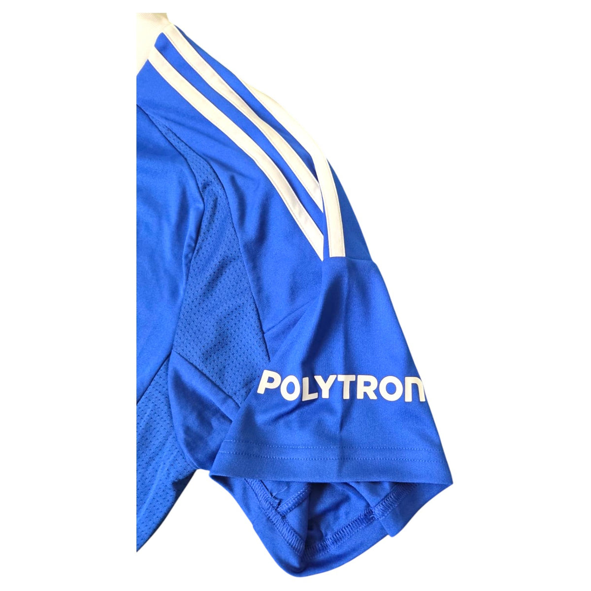 Sponsor Polytron manica maglia Como 1907 Home 2024-25 Adidas