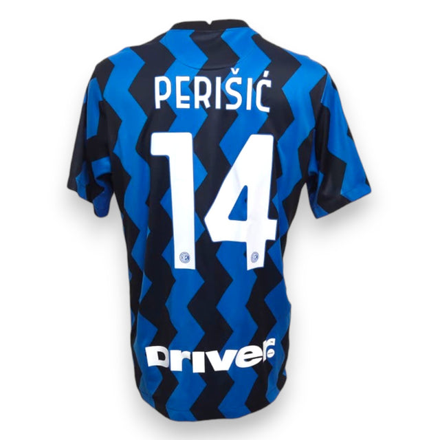 Retro maglia Inter Home 2020-21 numero 14 Perišić – sponsor Driver – motivo zigzag Biscione