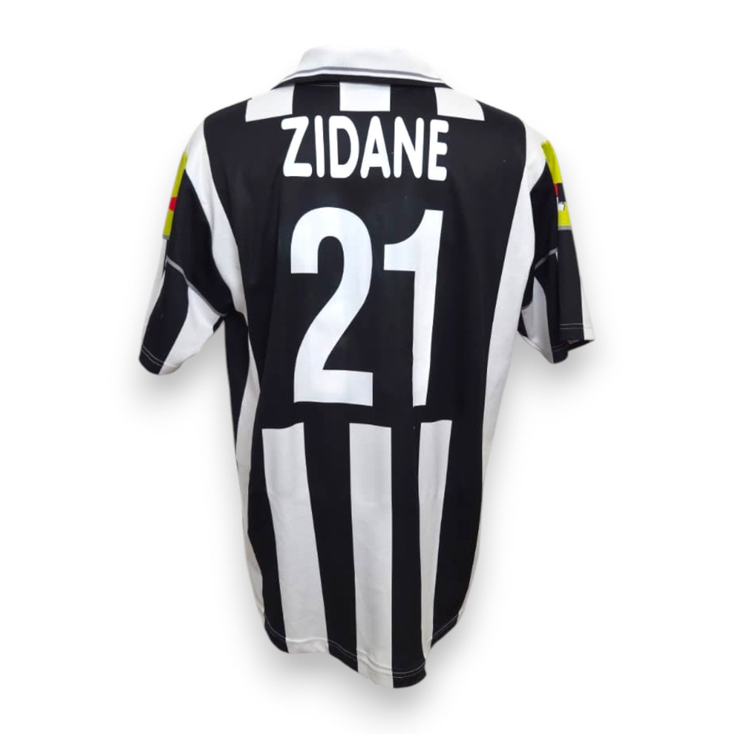 Retro maglia Juventus Home 2000-01 Zidane numero 21 – nameset replica – maglia Vintage Lotto Serie A bianconera