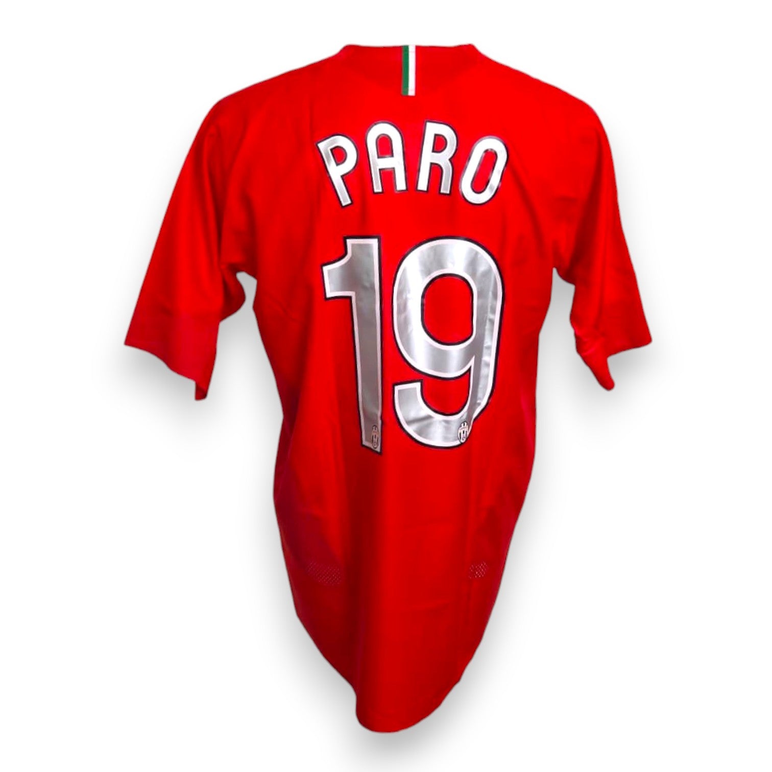 Retro maglia Juventus Third 2006-07 numero 19 Paro Player Issued – stampa argento Serie B