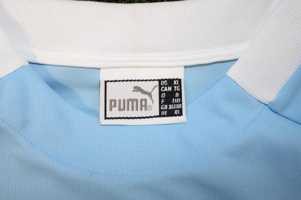 Etichetta interna Puma maglia SS Lazio 2003-04 taglia XL – Made in Italy autenticità Store
