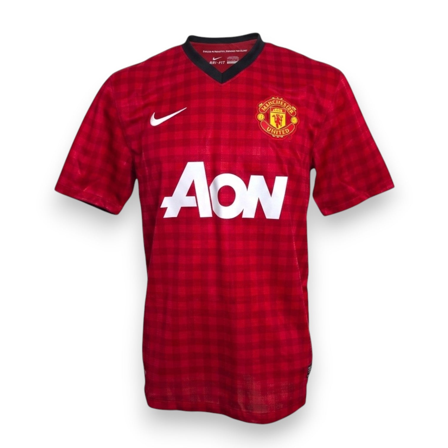 Maglia Manchester United Home 2012-13 Giggs numero 11 – Nike – sponsor AON gingham rosso – taglia M condizioni Excellent