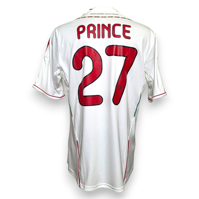 Retro maglia Milan Away 2011/12 con nameset originale Prince 27 e scritta Associazione Calcio Milan