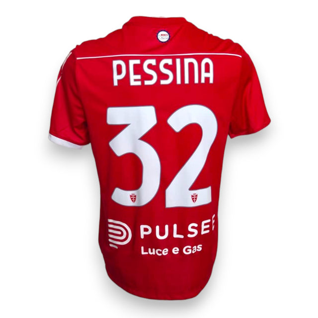 Retro maglia AC Monza Home 2023-24 numero 32 PESSINA – sponsor Pulsee Luce e Gas – versione Player Issued