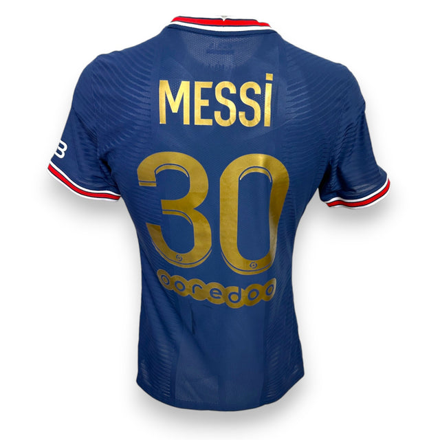 Retro maglia PSG 2021-22 Messi numero 30 oro Player Issued Jordan