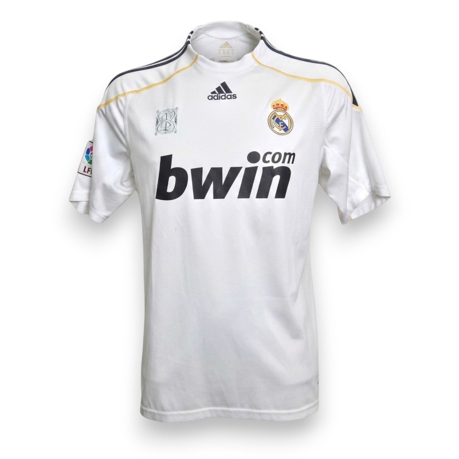 Maglia Real Madrid Home 2009-10 Cristiano Ronaldo numero 9 – Adidas – sponsor bwin.com bianca – taglia M condizioni Very Good