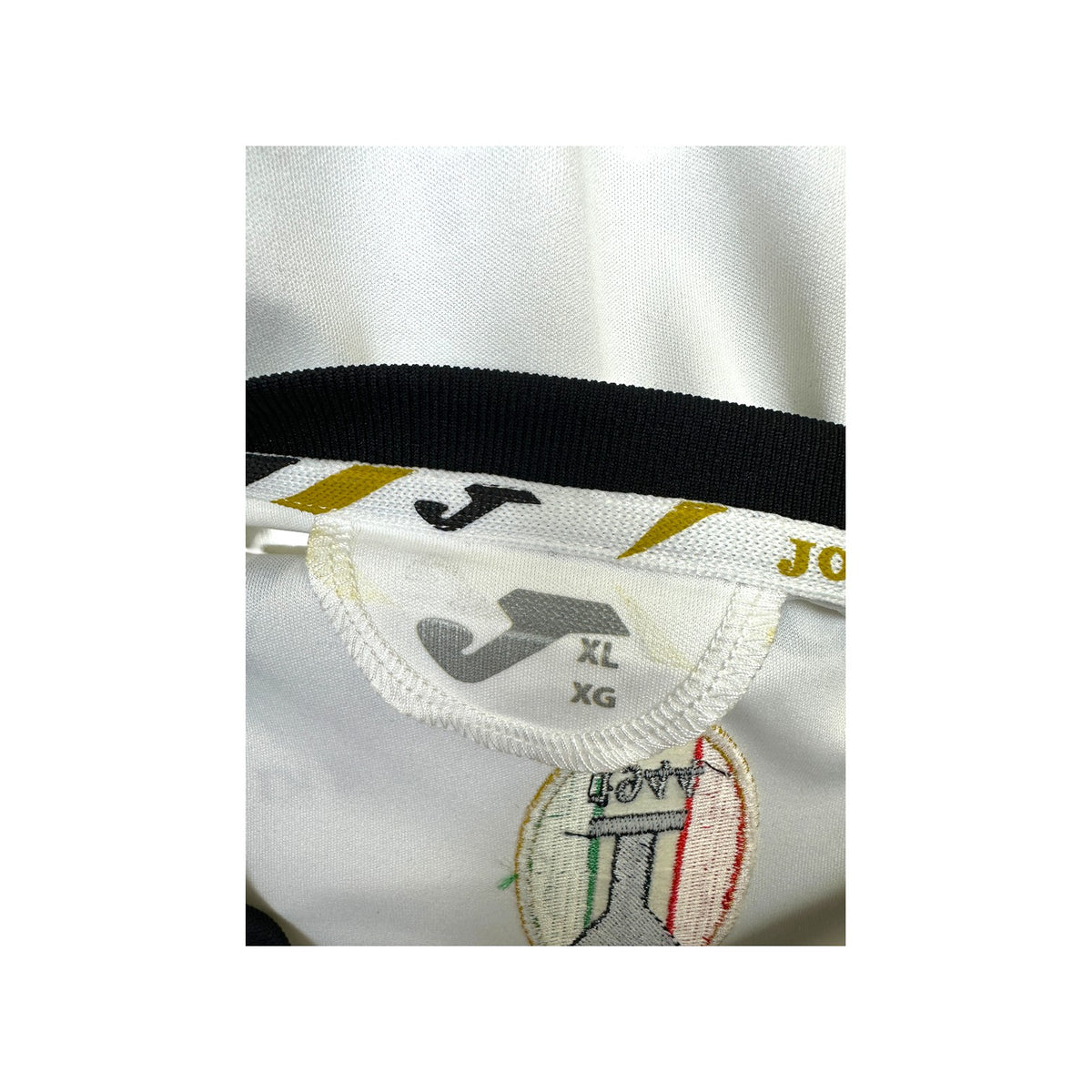 Etichetta Made in China e importazione – maglia Spezia Home 2010/11 Player Issued Joma