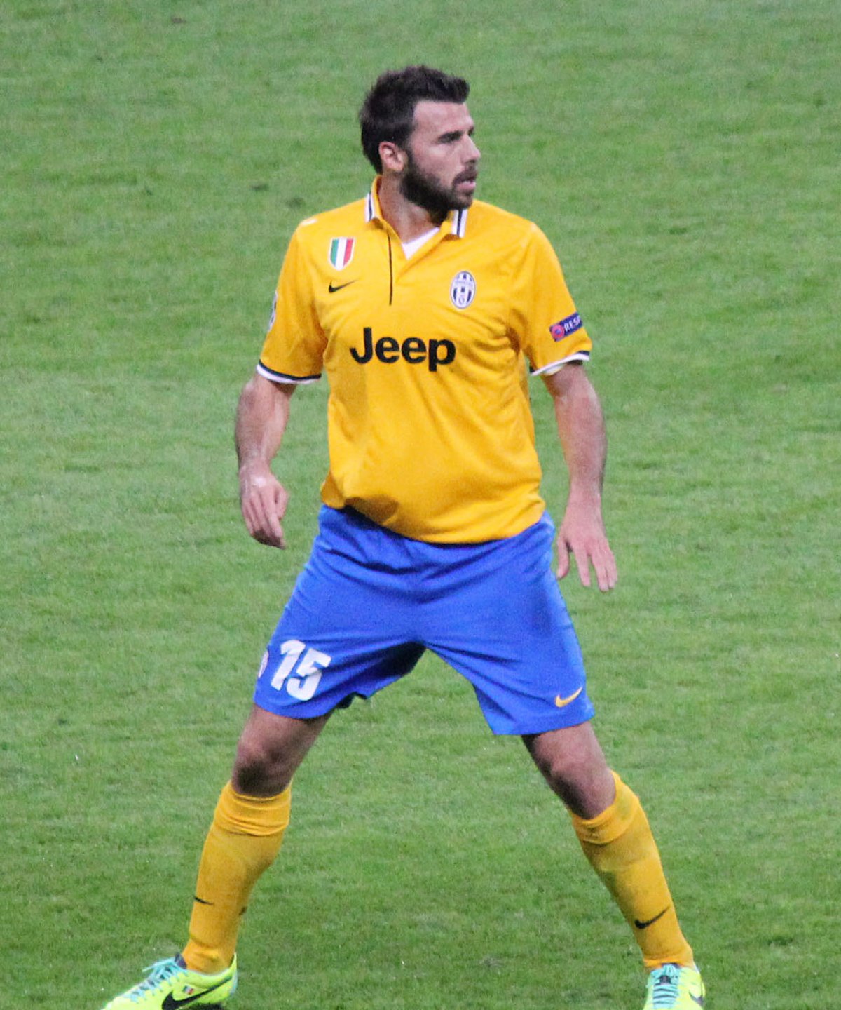 Andrea Barzagli Campione del Mondo 2006 con l'Italia, difensore della BBC juventina vincitore di otto Scudetti consecutivi dal 2011 al 2019 – autografi originali MTM Memorabilia