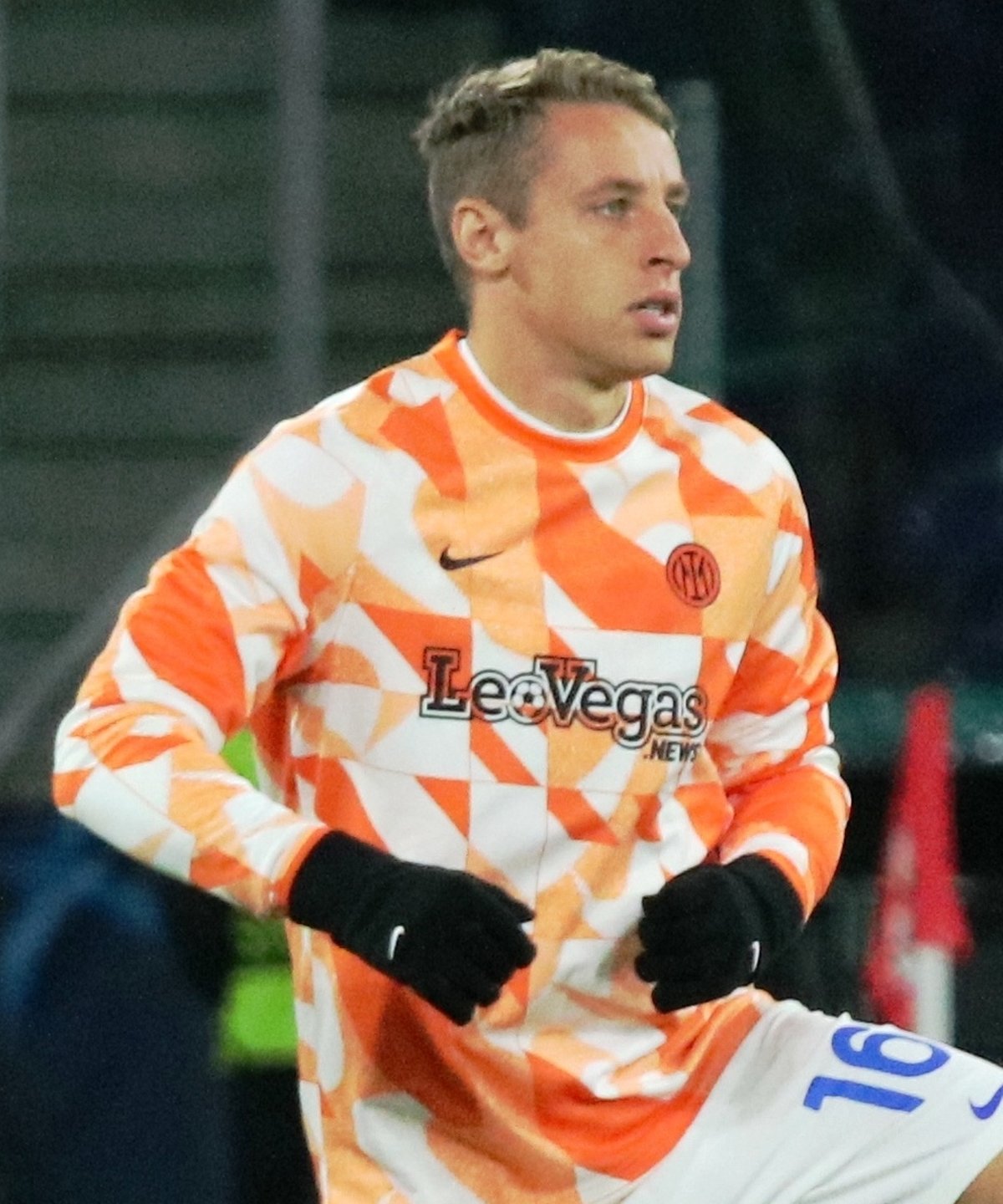Davide Frattesi, centrocampista dell'Inter e della Nazionale italiana