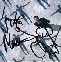 Copertina autografata Muse Absolution 2003 – autografi originali Matt Bellamy Chris Wolstenholme Dominic Howard – pennarello nero