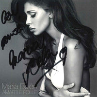 CD autografato Belén Rodríguez Amarti è folle – copertina firmata con dedica a pennarello nero – Maria Belén Warner 2015