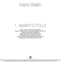 CD Belén Rodríguez Amarti è folle autografato – copertina firmata con dedica e disco – cimelio musicale originale