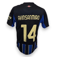 Retro maglia Pisa Home 2025-26 numero 14 Akinsanmiro Player Issued – nome stampato oro – Serie A