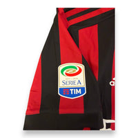 Patch ufficiale Serie A TIM 2017-2018 maglia Milan Home Player Issued André Silva – manica sinistra – Adidas