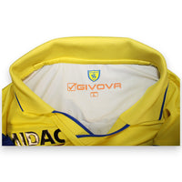 Dettaglio colletto interno taglia L maglia ChievoVerona 2010-11 Player Issued Givova – scudo club e autenticità fornitura squadra