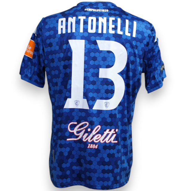 Maglia Empoli FC Home 2019-20 Player Issued Luca Antonelli numero 13 – Kappa – retro – sponsor Giletti 1884 – Serie B