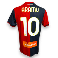 Maglia Genoa CFC Home 2022-23 Player Issued Mattia Aramu numero 10 – Castore – sponsor LeasePlan – taglia M – condizioni Excellent – Serie B