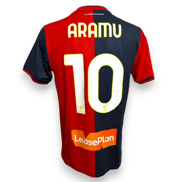 Maglia Genoa CFC Home 2022-23 Player Issued Mattia Aramu numero 10 – Castore – sponsor LeasePlan – taglia M – condizioni Excellent – Serie B