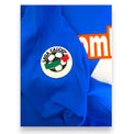 Patch ufficiale Lega Calcio su maglia Brescia Home 2001-02 Player Issued maniche lunghe – Roberto Baggio numero 10 Serie A