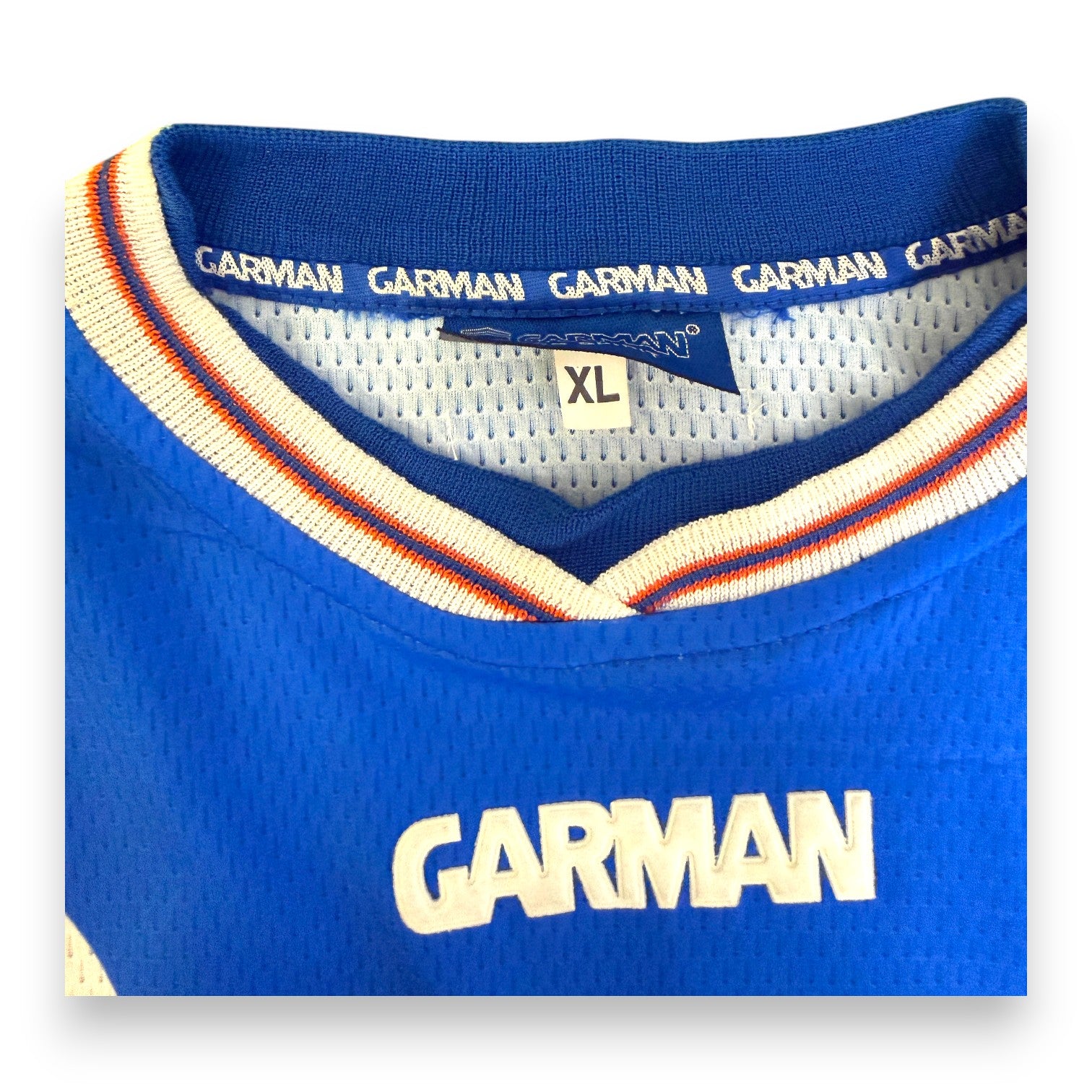 Etichetta Garman taglia XL maglia Brescia Home Player Issued 2001-02 – Roberto Baggio numero 10 – cimelio vintage originale
