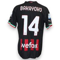 Maglia AC Milan Home 2022-23 Player Issued Tiémoué Bakayoko numero 14 – Puma – Finale Supercoppa Italiana Riyadh 2023