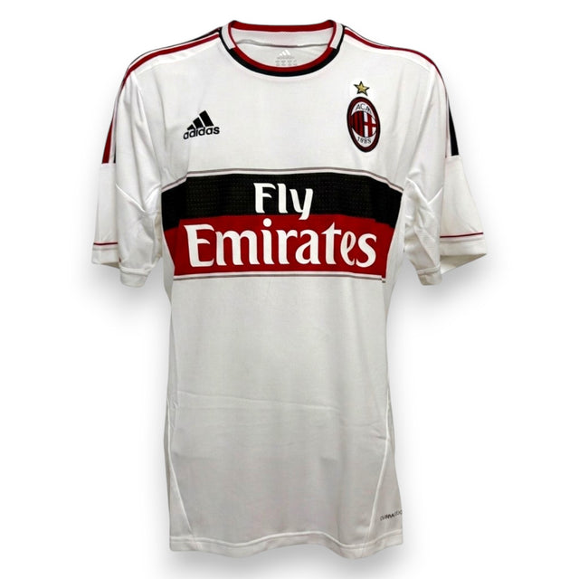 Fronte maglia AC Milan Away 2013-14 Store Adidas Climacool – sponsor Fly Emirates – numero 45 Balotelli