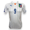 Maglia Italia Away 2014 fronte – Mario Balotelli numero 9 – Puma – Mondiali Brasile 2014