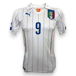 Maglia Italia Away 2014 fronte – Mario Balotelli numero 9 – Puma – Mondiali Brasile 2014