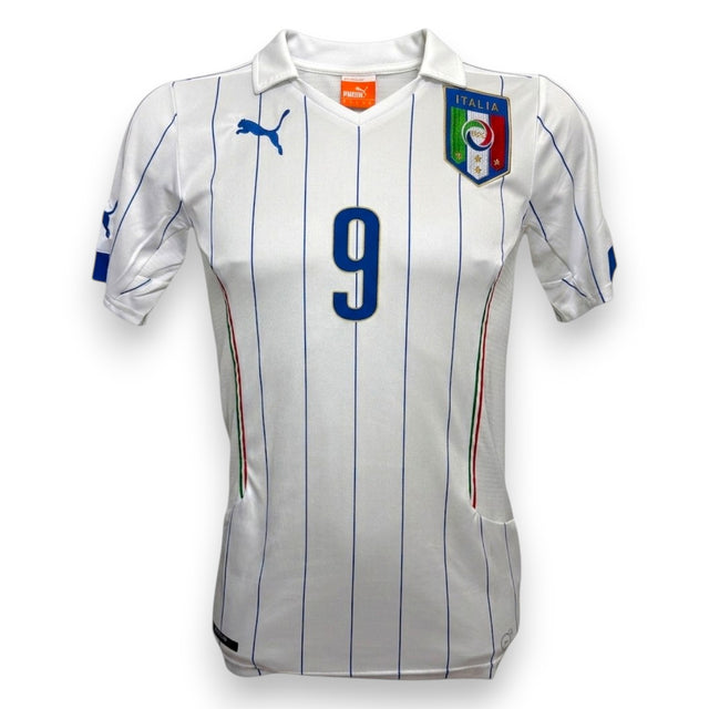 Maglia Italia Away 2014 fronte – Mario Balotelli numero 9 – Puma – Mondiali Brasile 2014