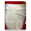Dettaglio taglia XL maglia AC Milan Away 2013-14 Adidas Climacool – Mario Balotelli numero 45 – Made in Thailand