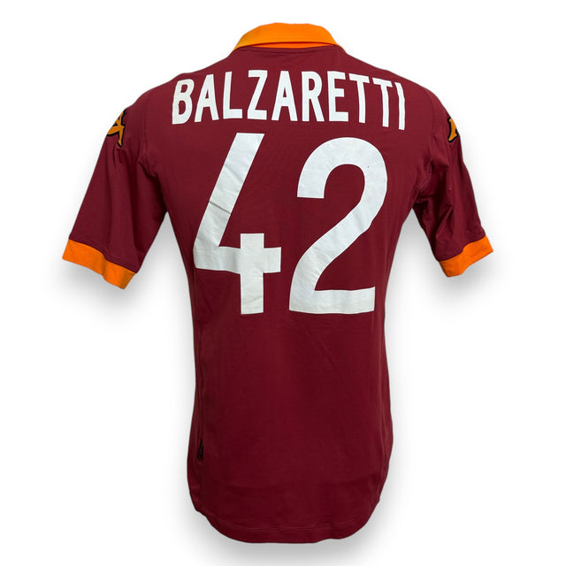 Maglia AS Roma Home 2012-13 Player Issued Federico Balzaretti numero 42 – Kappa – taglia L – condizioni Excellent