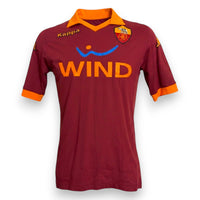 Fronte maglia AS Roma Home 2012-13 Kappa – sponsor WIND – scudetto AS Roma – Player Issued Balzaretti N.42