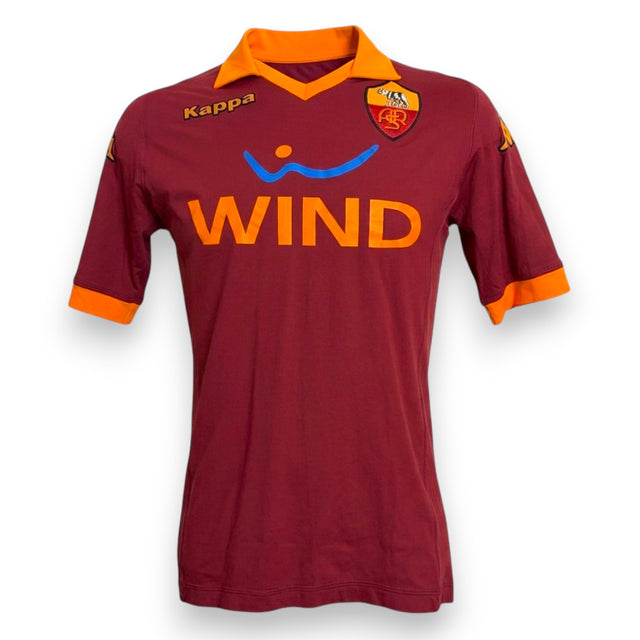 Fronte maglia AS Roma Home 2012-13 Kappa – sponsor WIND – scudetto AS Roma – Player Issued Balzaretti N.42