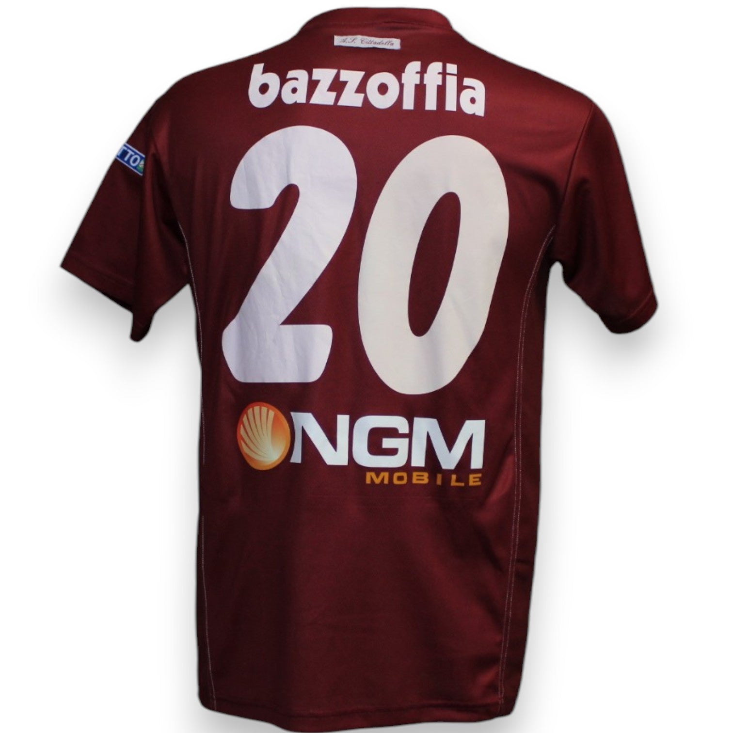 Maglia A.S. Cittadella Home 2014-15 Player Issued Daniele Bazzoffia numero 20 – Garman – retro – sponsor NGM Mobile