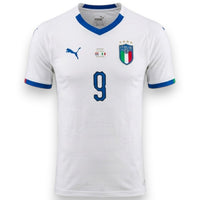 Fronte maglia Italia Away 2019 Player Issued – Puma – match detail Armenia-Italia Yerevan 05.09.2019 – Qualificazioni UEFA Euro 2020