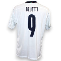 Maglia Nazionale Italiana Away 2019 Player Issued Andrea Belotti numero 9 – Puma – match Italia vs Armenia 18.11.2019 Palermo – condizioni [da compilare]