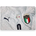 Dettaglio match detail stampato maglia Italia Away 2019 Player Issued – Italia vs Armenia 18.11.2019 Palermo – Qualificazioni Euro 2020