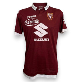 Fronte maglia Torino FC Home 2019-20 Player Issued Joma – sponsor Suzuki e Fratelli Beretta – numero 9 Belotti