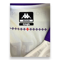Dettaglio interno maglia Fiorentina Away 2024-25 Kappa Gara – taglia Medium – giglio rosso Davide Astori