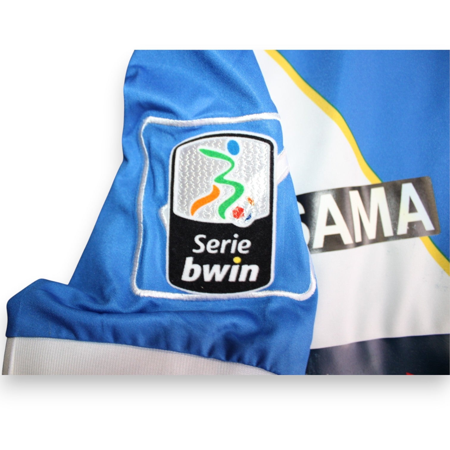 Badge ufficiale Serie B bwin 2012-13 su maglia Brescia Calcio Home Player Issued Ahmad Benali – Givova