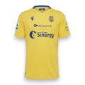 Fronte maglia Hellas Verona Away 2019-20 Player Issued – Macron – sponsor AirDolomiti Gruppo Sinergy – stemma Hellas Verona – Serie A TIM