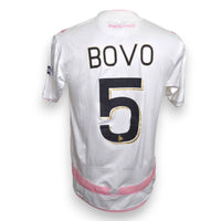 Maglia Palermo Away 2010-11 Player Issued Cesare Bovo numero 5 – Legea – UEFA Europa League