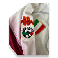 Patch Lega Calcio maglia AS Roma Away 2001-02 – Scudetto Tricolore bordo oro – Player Issued Cesare Bovo N.30