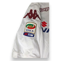Patch ufficiale Serie A TIM e logo Kappa maglia Torino FC Away 2014-15 Player Issued Cesare Bovo