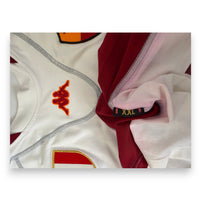 Etichetta taglia XXL maglia AS Roma Away 2001-02 Player Issued Kappa – Cesare Bovo – Scudetto vintage