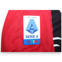 Patch ufficiale Serie A TIM 2021-2022 maglia AC Milan Home Puma Player Issued Brahim Díaz numero 10