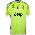 Maglia portiere Juventus GK UCL Final Cardiff 2017 Player Issued N.1 fronte – Adidas – patch finale Champions League – Jeep sponsor