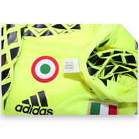 Etichetta collo interno maglia portiere Juventus Final Cardiff 2017 Adidas – Player Issued Buffon – coccarda campione d'Italia
